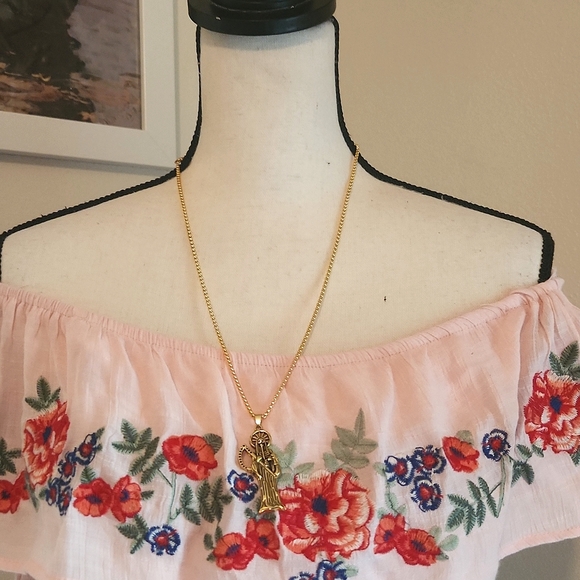 Santa Muerte Necklace - Picture 2 of 2